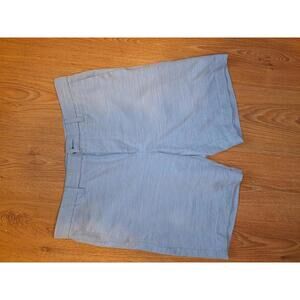 Callaway Golf Shorts Mens W34 Light Blue Textured